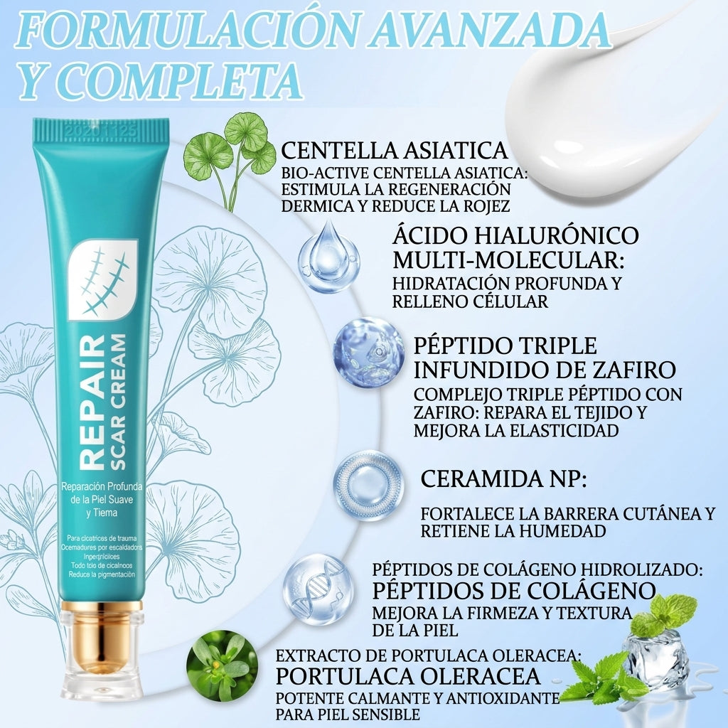 SCAR CREAM | ¿CANSADO DE VER ESAS MARCAS EN TU PIEL?